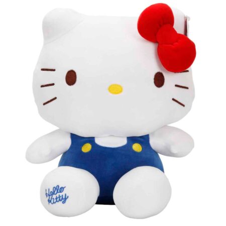 Hello Kitty Mavi Tulumlu Peluş 35 cm